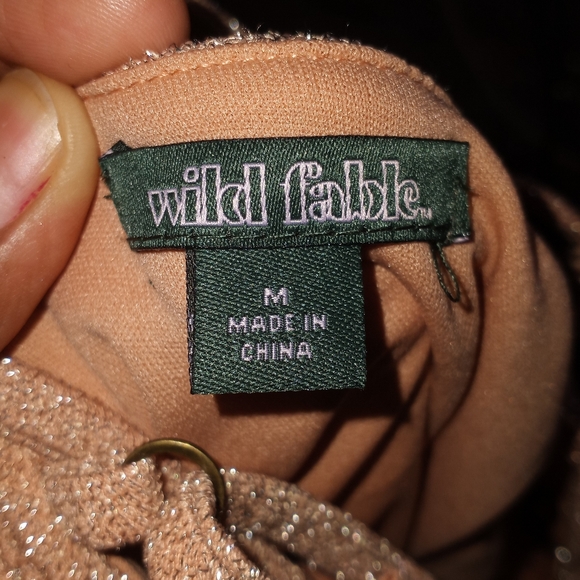 NWT Wild Fable Women's Bodycon Criss-Cross Dress size M - Picture 8 of 9